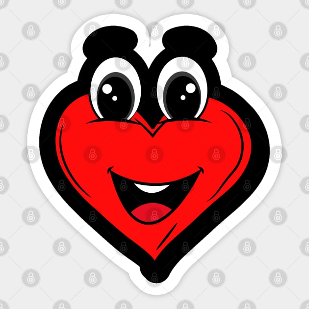 Happy Heart Sticker by Cheerfuledition